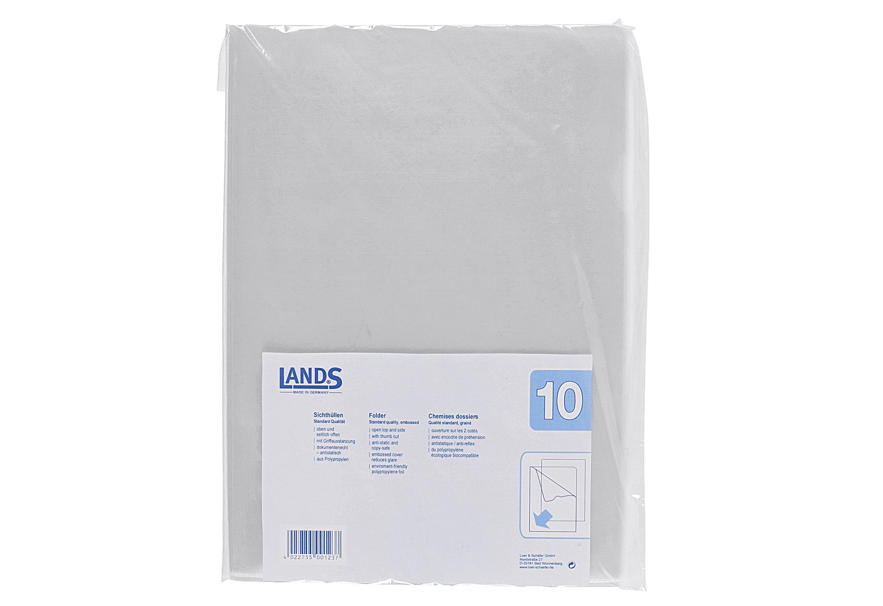 Aktenhülle A4 PP 10er klar 10er Pack