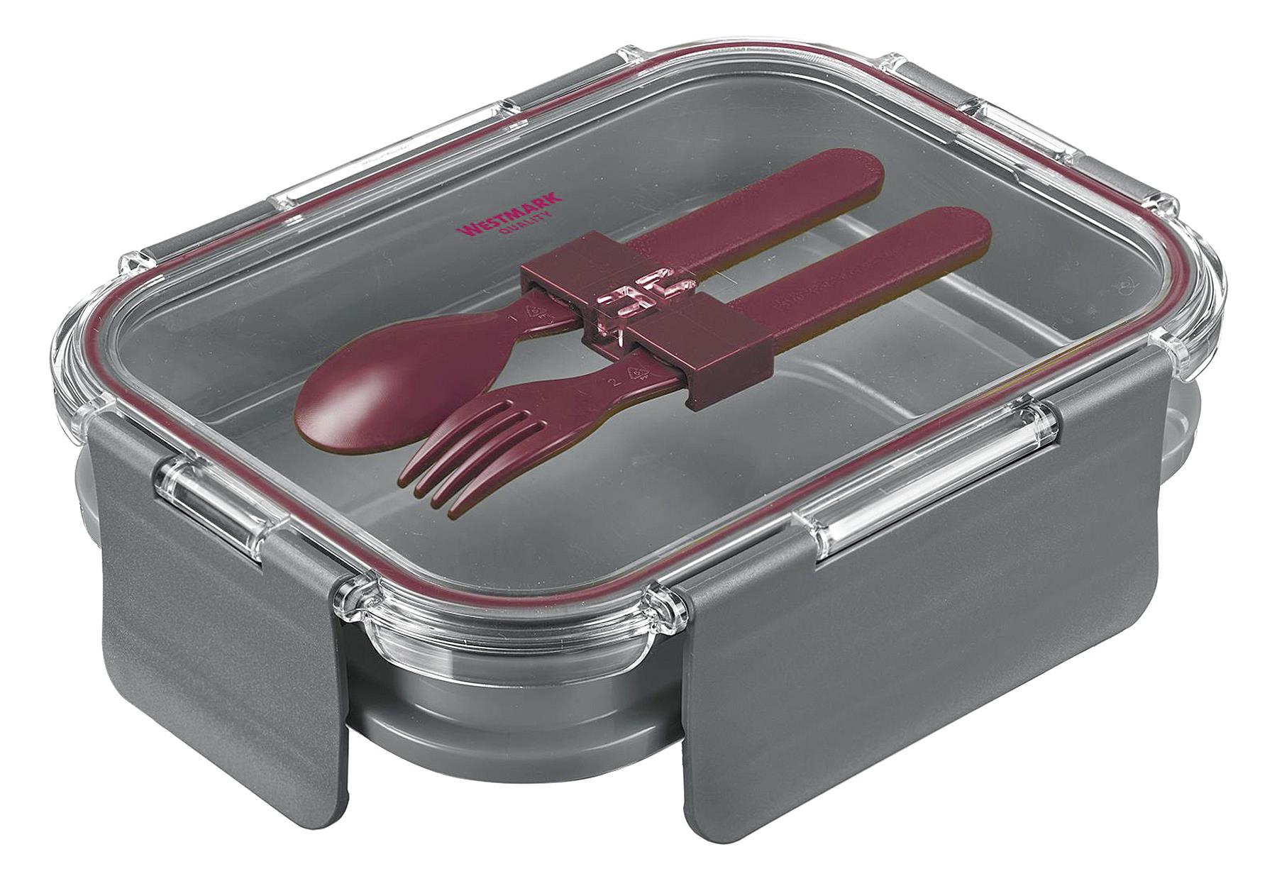 WESTMARK Lunch Box 'Comfort' 1 Lunchbox, Besteck 2-teilig