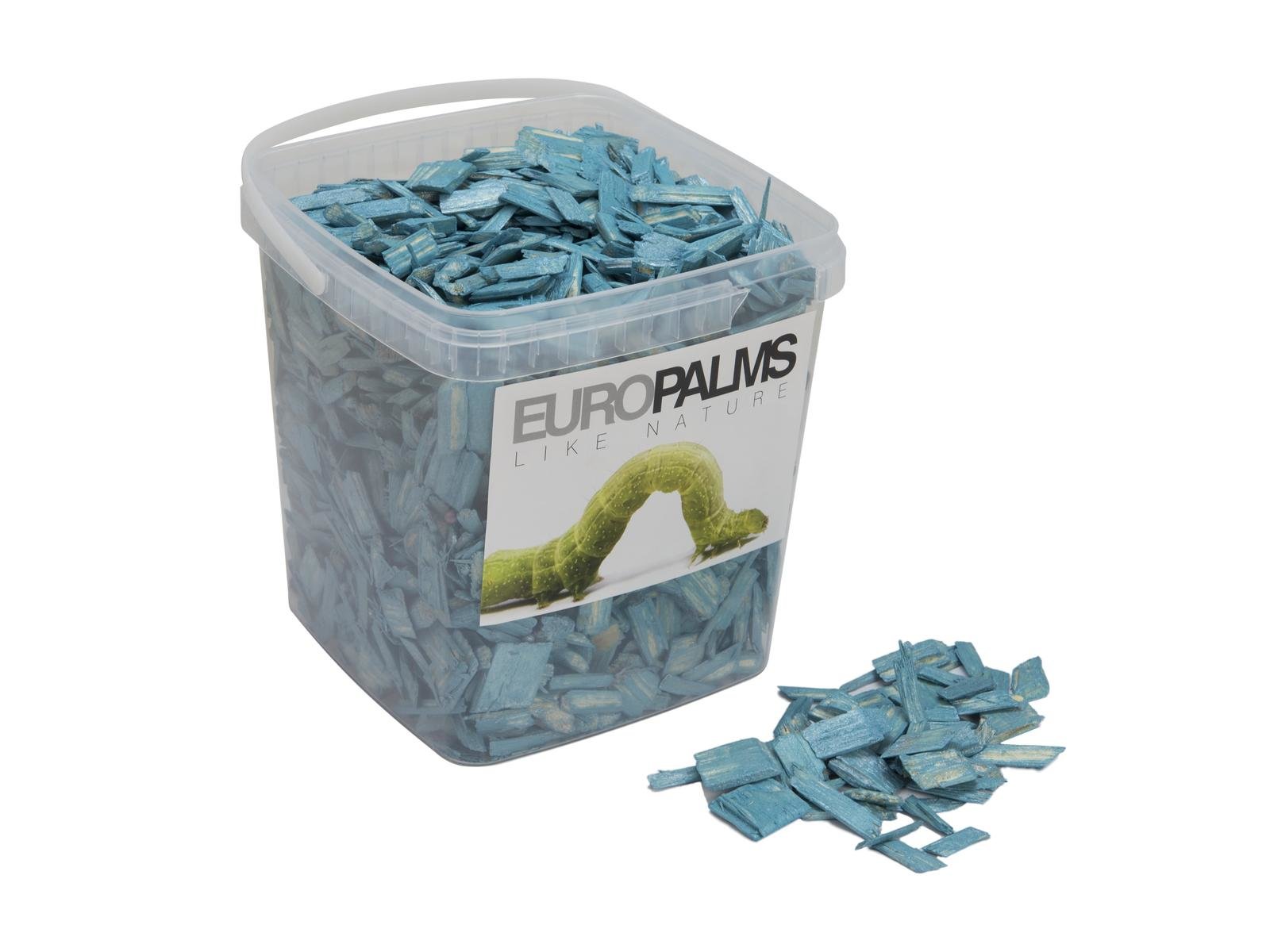 EUROPALMS Deko-Holz, lagune, 5,5l Eimer