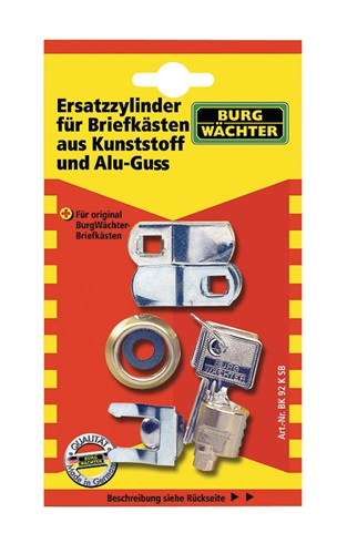Ersatzzylinder BK 92 K SB Ku- u.Glasbriefkästen BURG-WÄCHTER