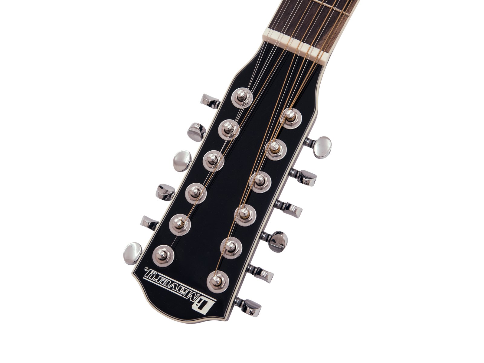 DIMAVERY DR-612 Westerngitarre 12-saitig, schwarz