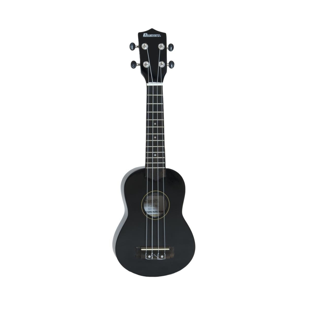 DIMAVERY UK-200 Ukulele, Sopran, schwarz