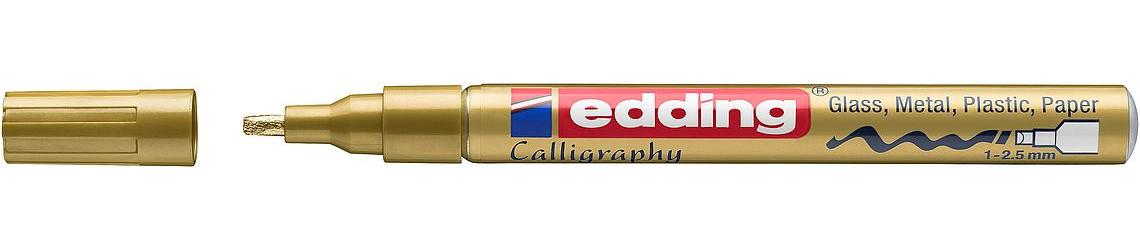 edding Calligraphy Marker 753 gold - VPE: 10