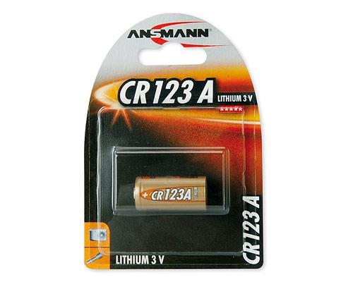 ANSMANN Fotobatterie 123A 9V Blister inkl. 123A 9 Volt Batterie