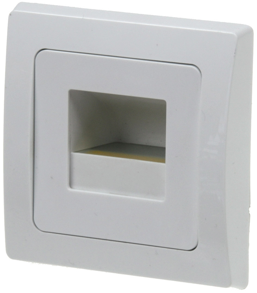 LED-Einbauleuchte DELPHI ''COB'' weiß, 80x80mm, 3000k, warmweiß, 110Lumen