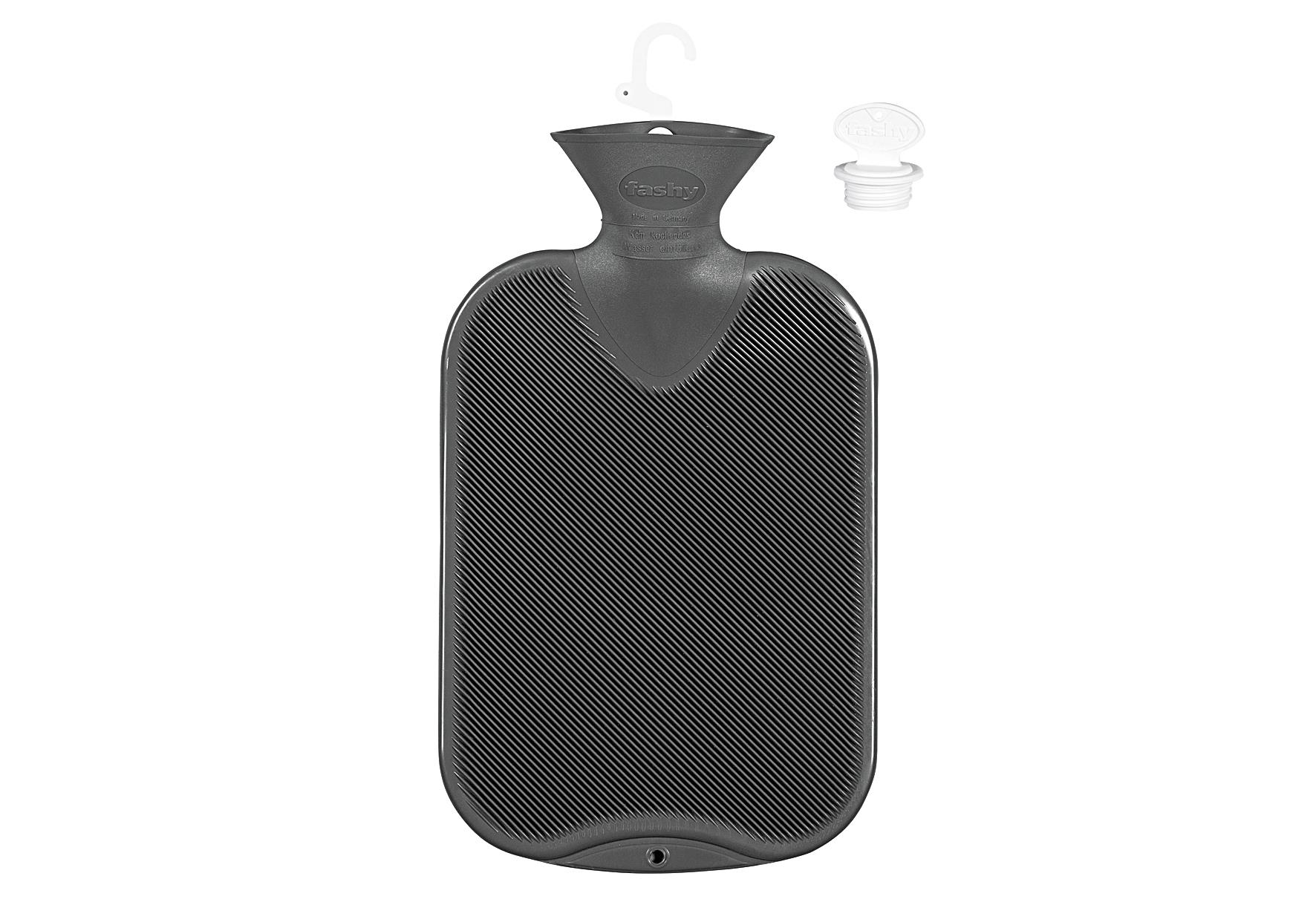 fashy Wärmflasche Halblamelle 2 l anthrazit
