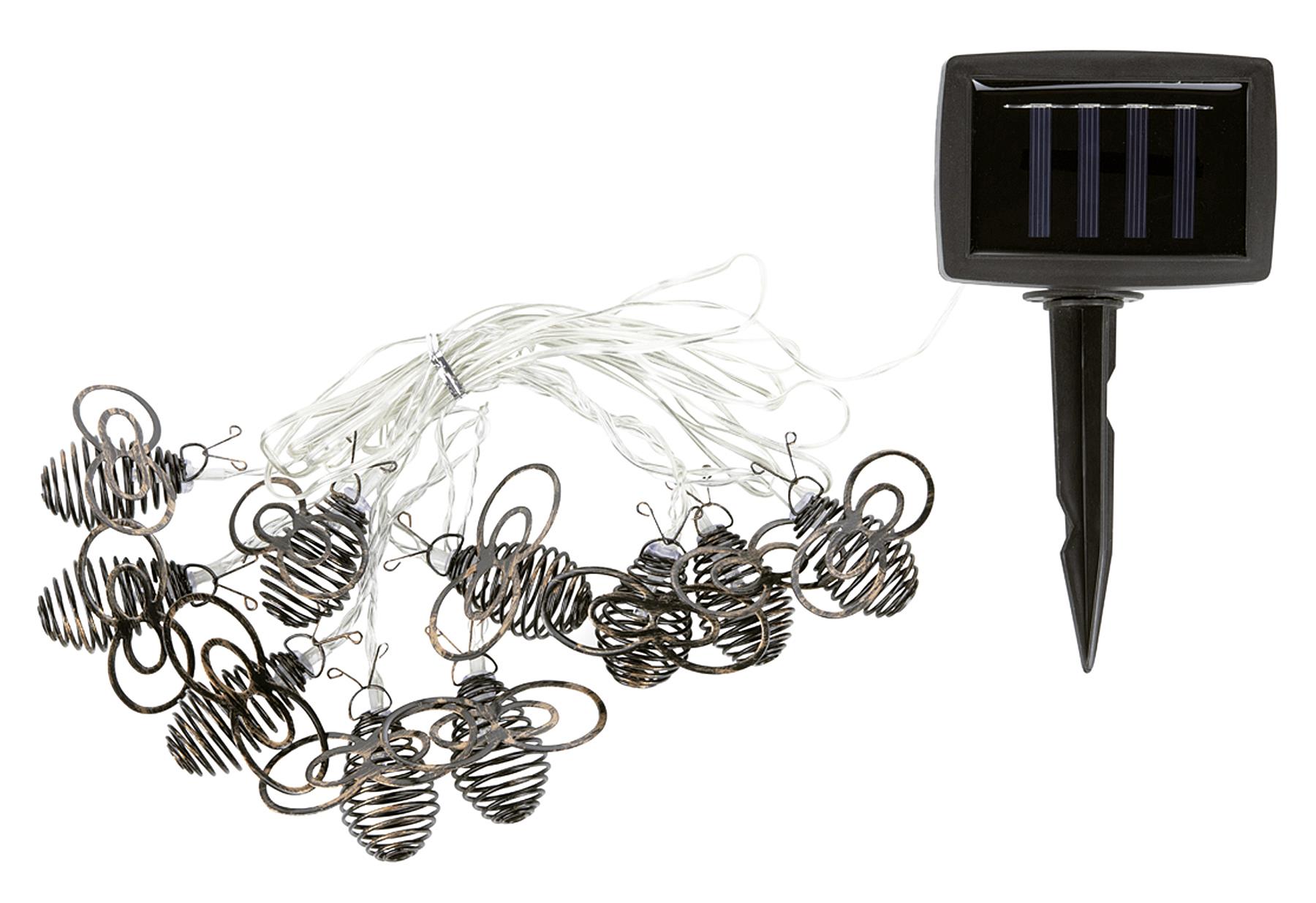 HI LED Solar Lichterkette 'Bienen' inkl. 1x AA Batterie