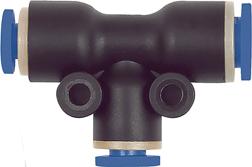 T-Steckverbindung Blaue Serie 2x10/1x8mm L1 27,9mm RIEGLER - VPE: 10