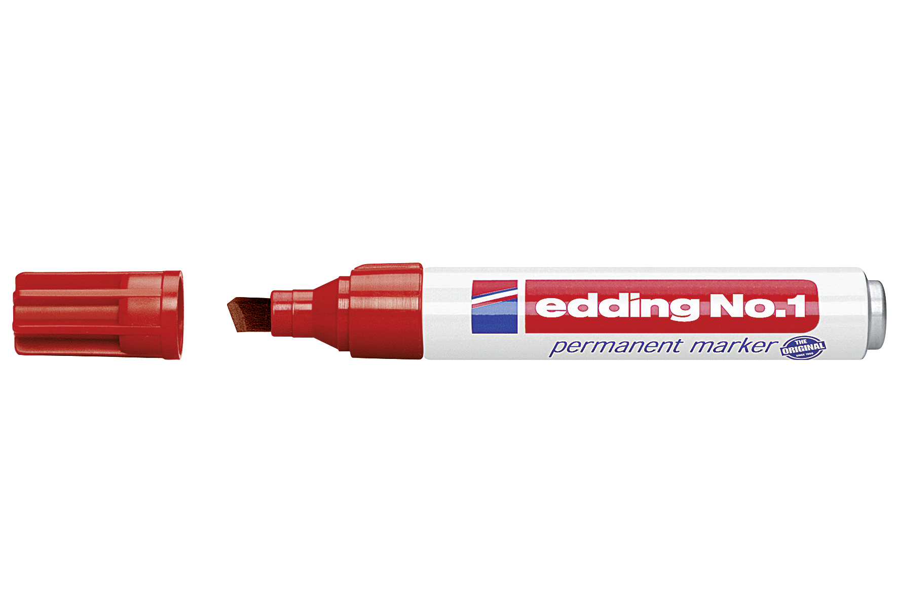 edding Permanent Marker No1 rot - VPE: 10