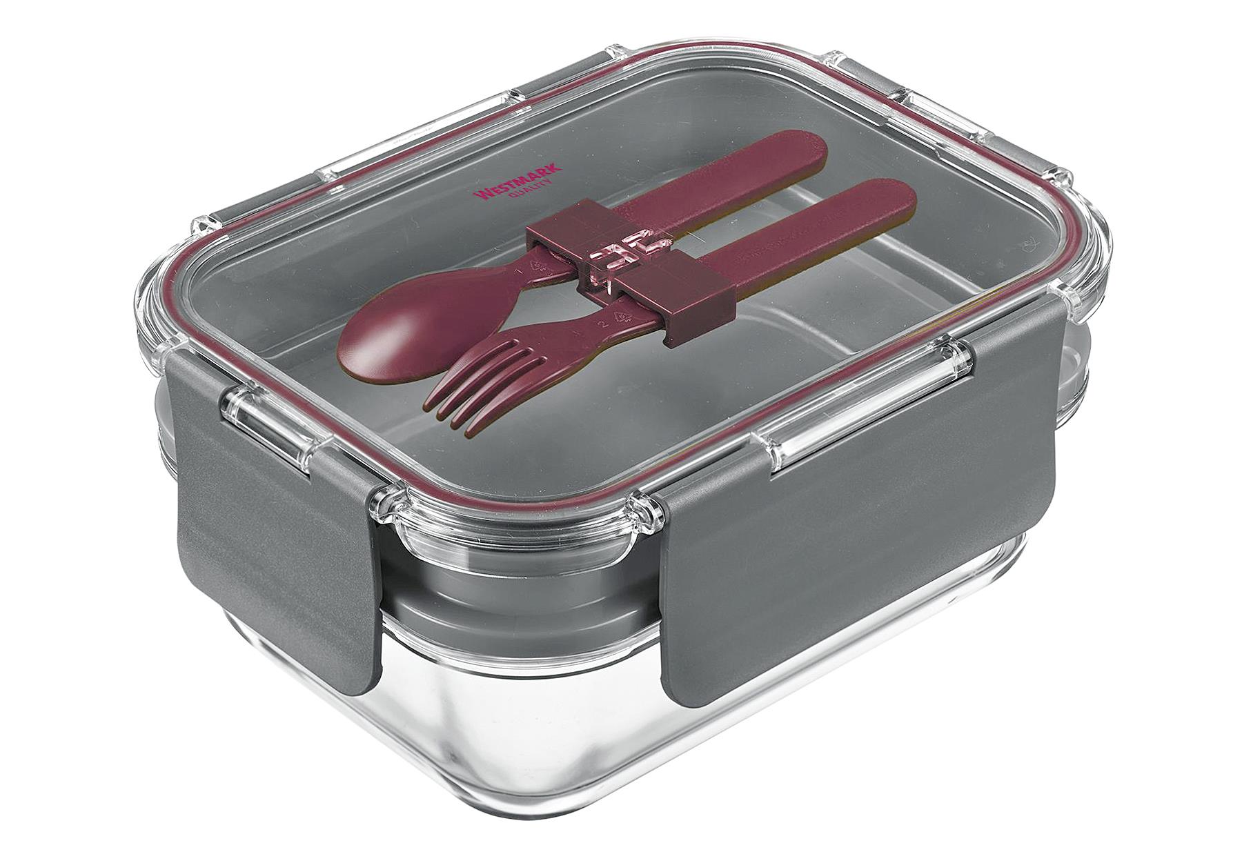 WESTMARK Lunch Box 'Comfort' 1 Lunchbox, Besteck 2-teilig