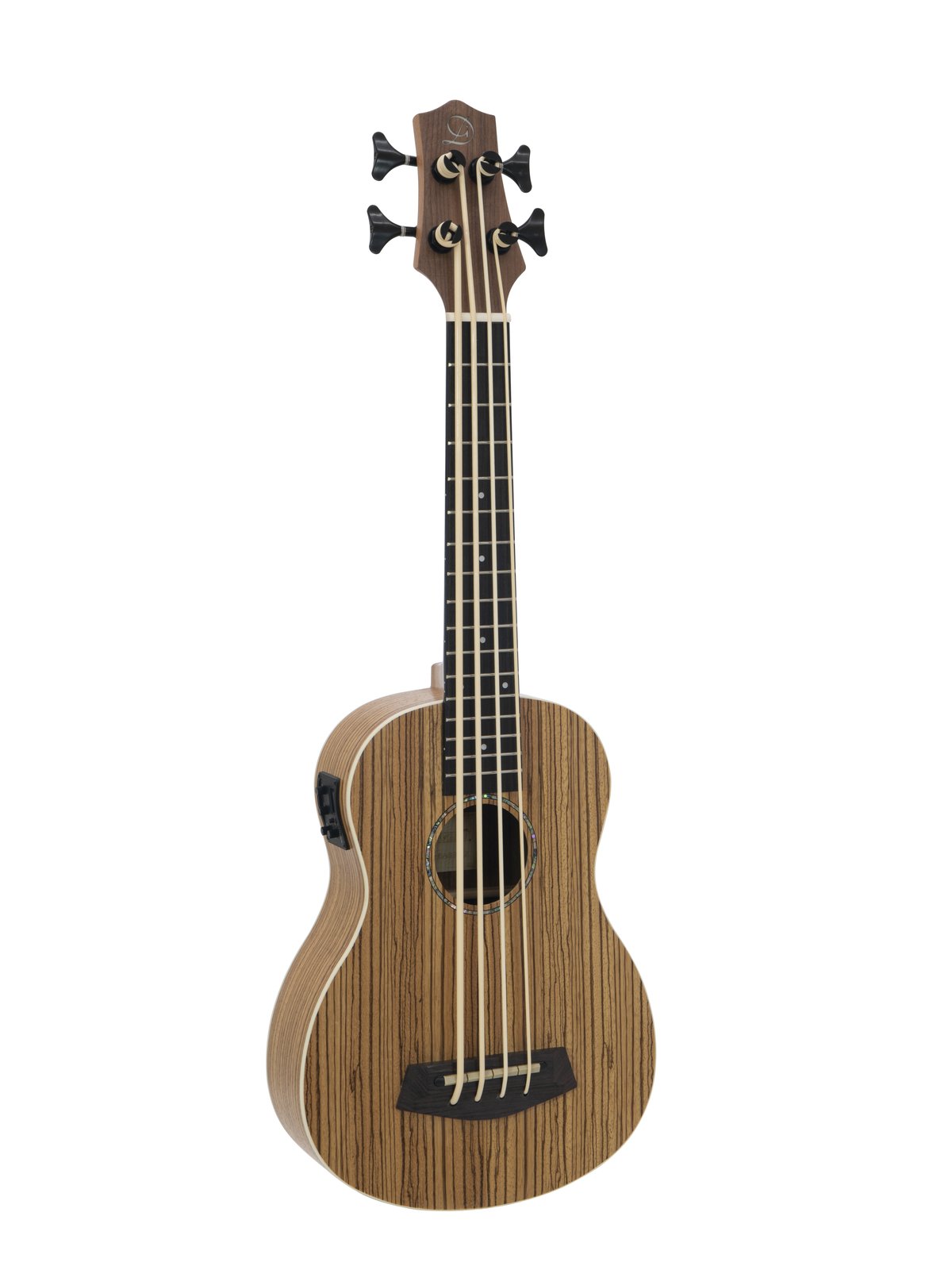 DIMAVERY UK-700 Bass-Ukulele. Zebra
