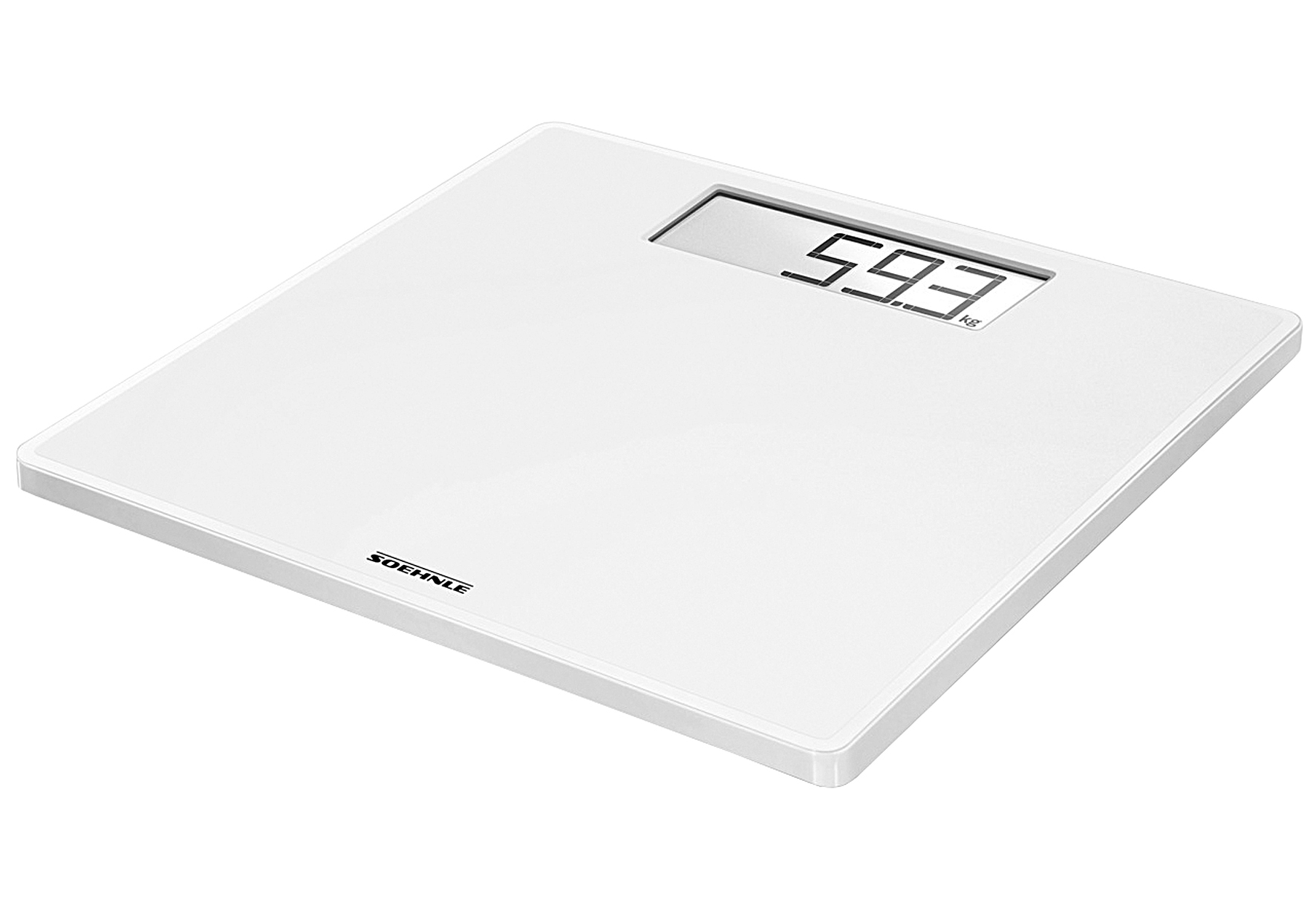 SOEHNLE Personenwaage Safe 100 Style Sense digital weiß inklusive 1 x 3 V CR430 Batterie