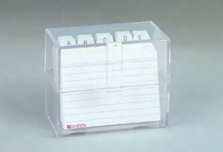 Karteikasten A7 transparent