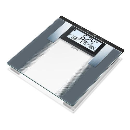 SANITAS Glas-Diagnosewaage SBG21 764.35 inklusive 2 x 3 Volt Batterie CR 2032