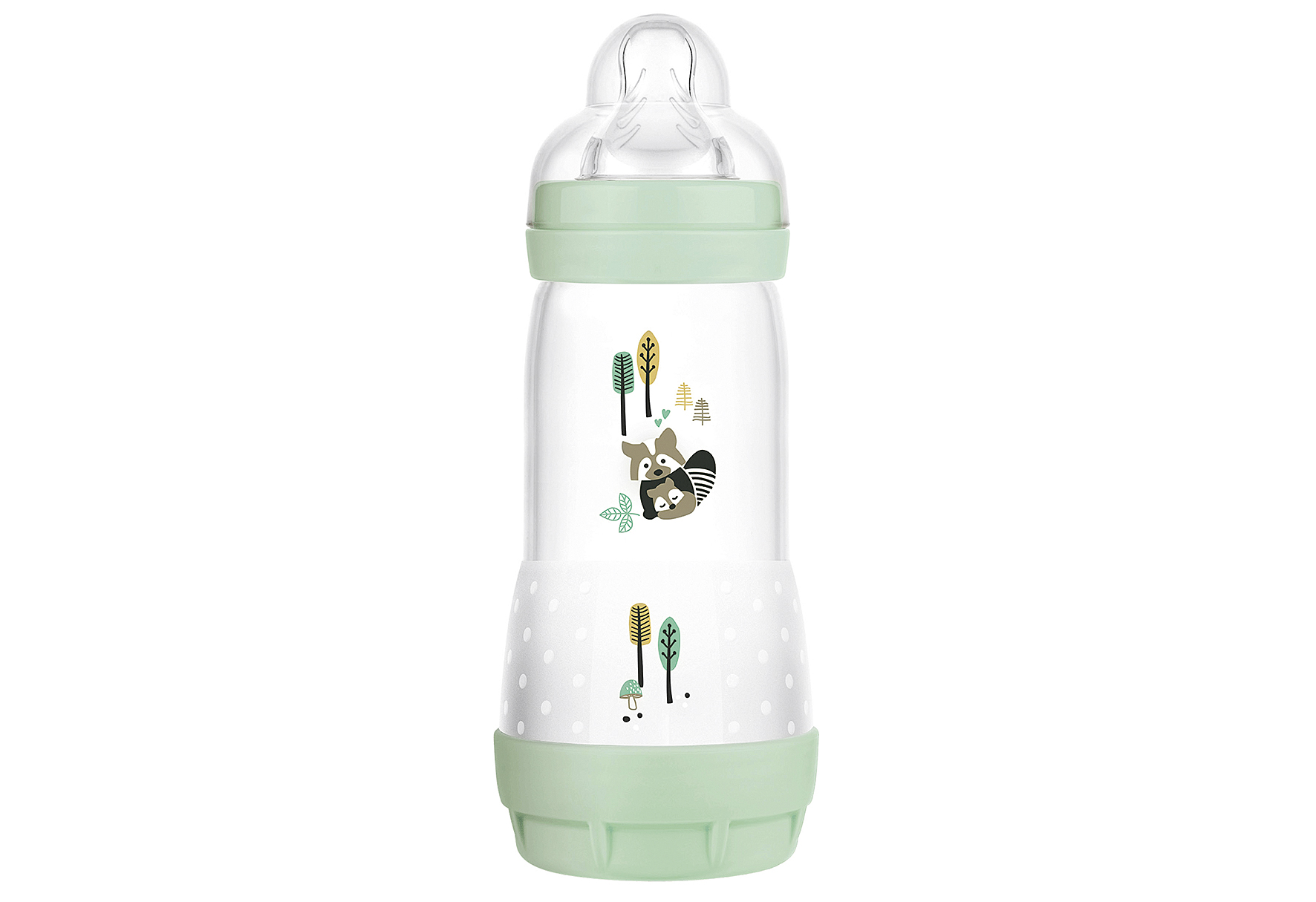 MAM Babyflasche Easy Start Anti-Colic Elements 'Waschbär'