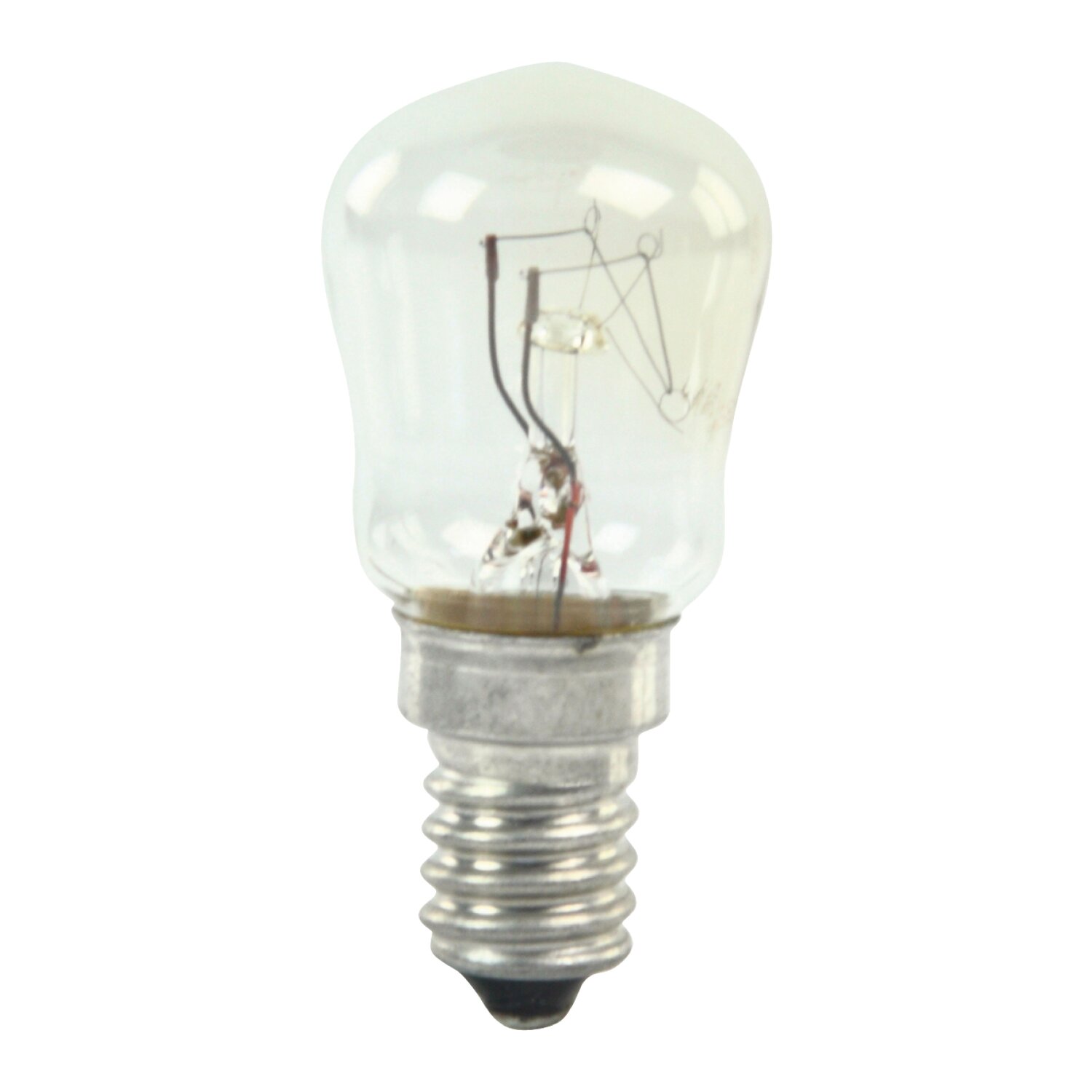 GE Birnenformlampe f- Kühlschrank / Projektorlampe konventionell 15W E-14 klar, 1 Stück