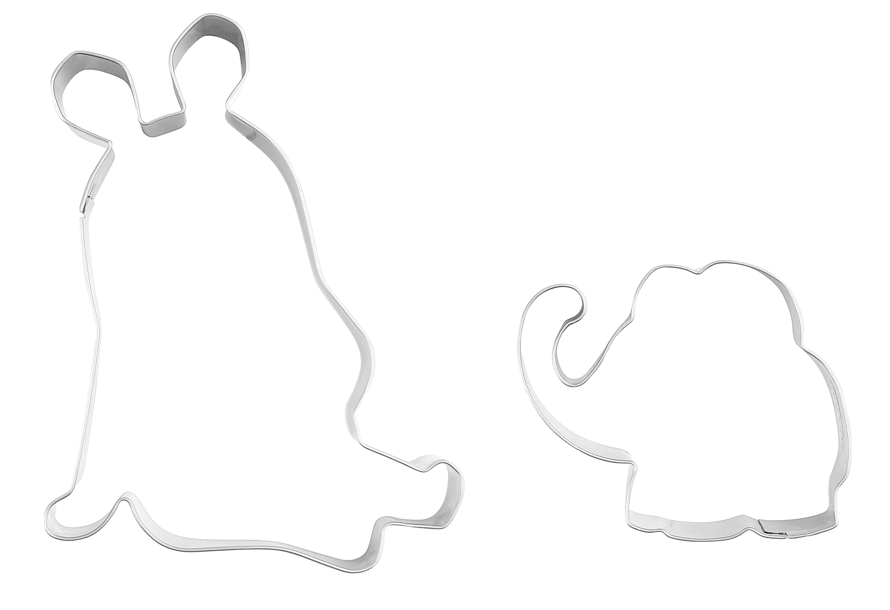 Dr. Oetker Ausstecher 'Maus & Elefant' 2-teilig - VPE: 8