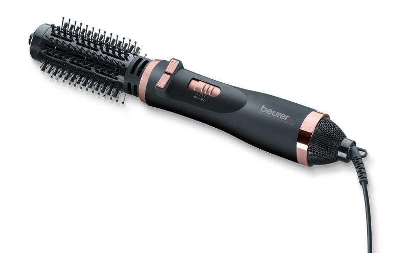 beurer Rotierende Warmluftbürste Style Pro HT 80 591.19 2 austauschbare Aufsätze: Lockenbürste und Thermobürste mit Keramikbeschichtung