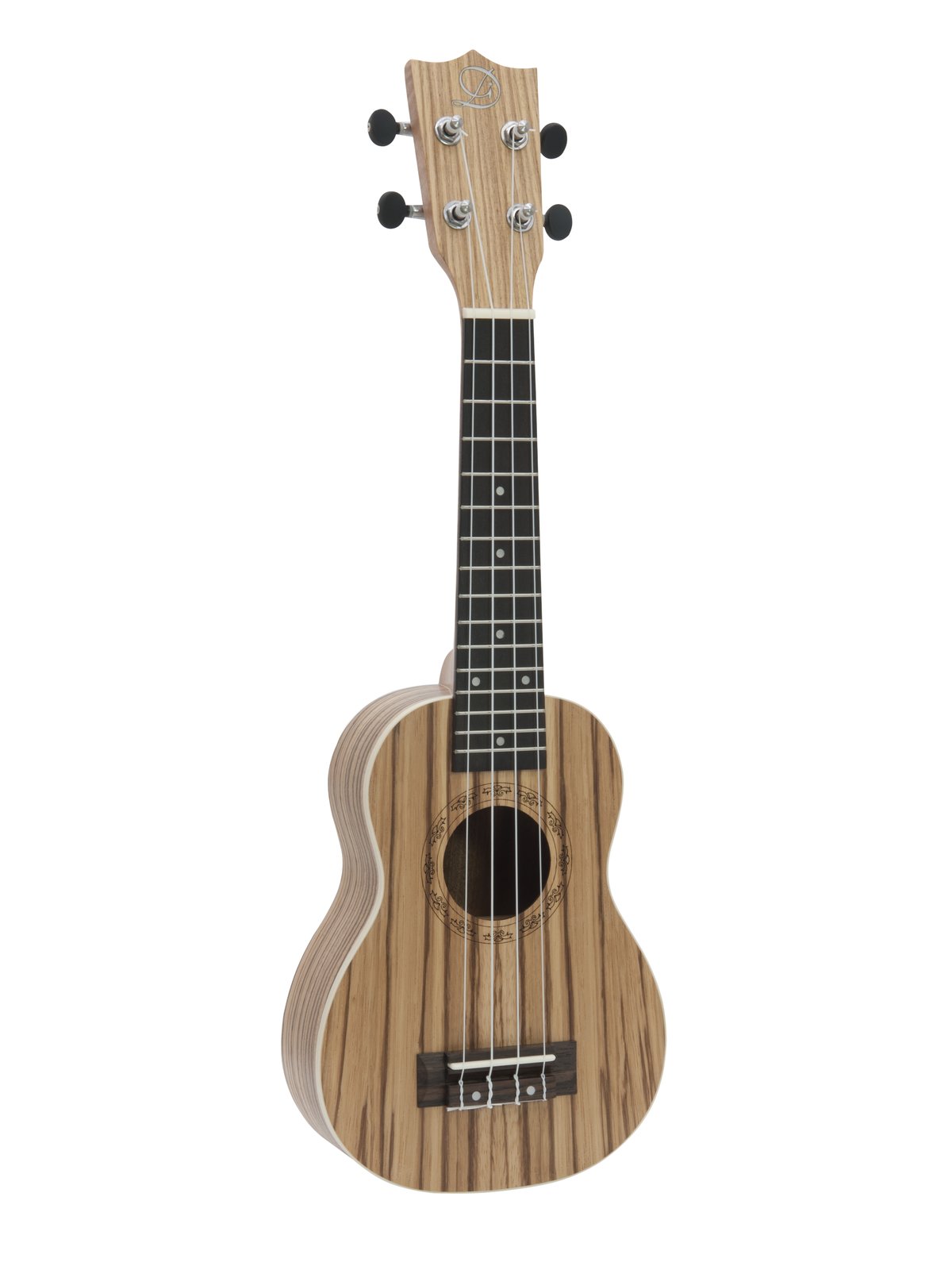 DIMAVERY UK-400 Ukulele Sopran "Zebrawood"