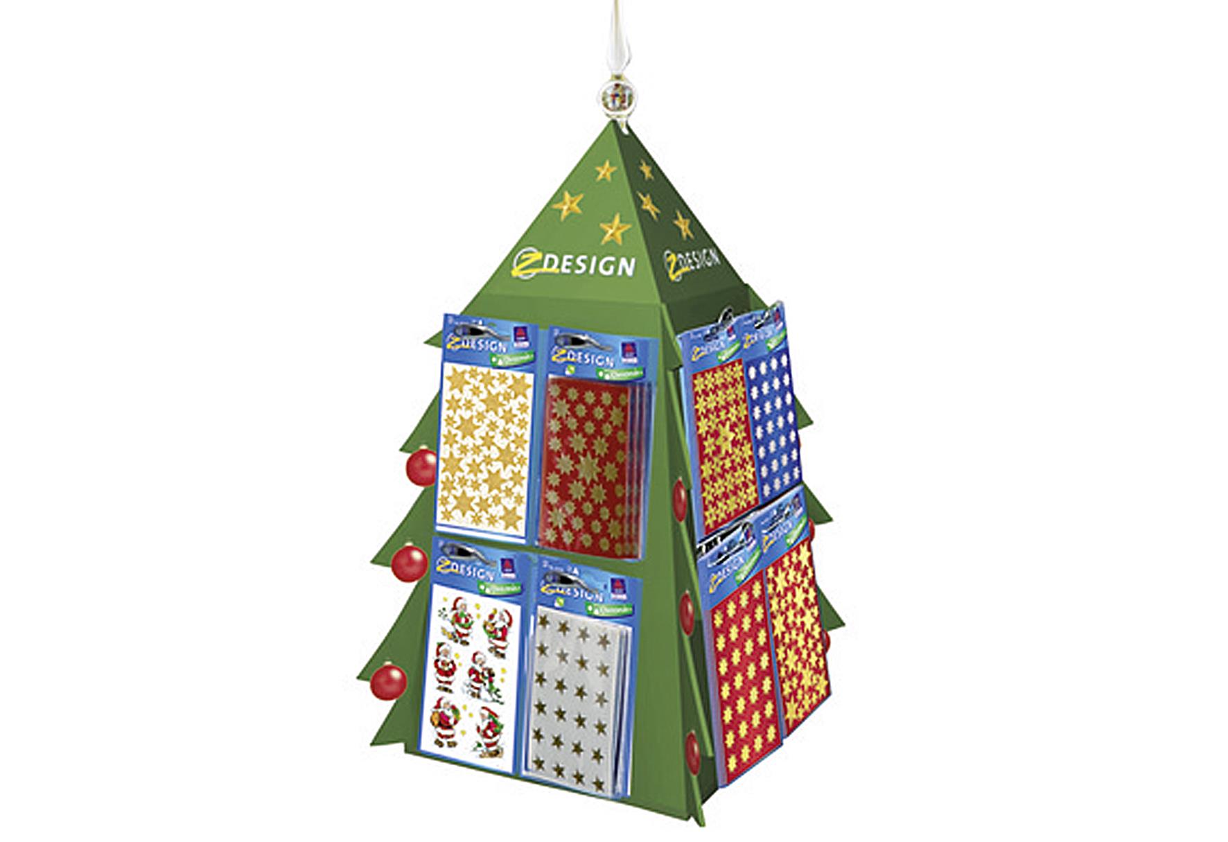 AVERY ZWECKFORM Drehsäule, Sticker Weihnachtssortiment Drehsäule