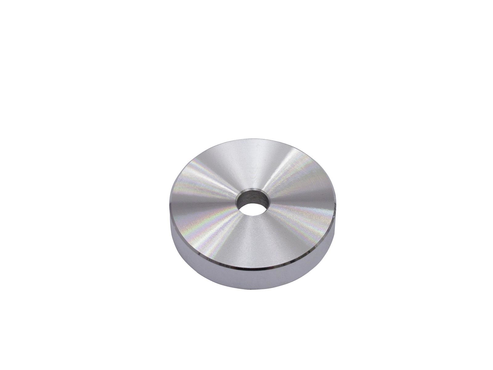 OMNITRONIC Puck Single-Mittelstück Aluminium silber