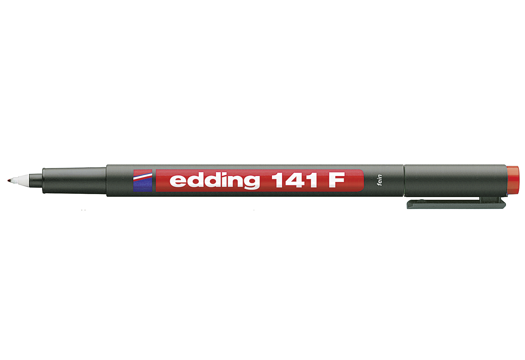 edding Permanent Marker141 F ohp rot - VPE: 10