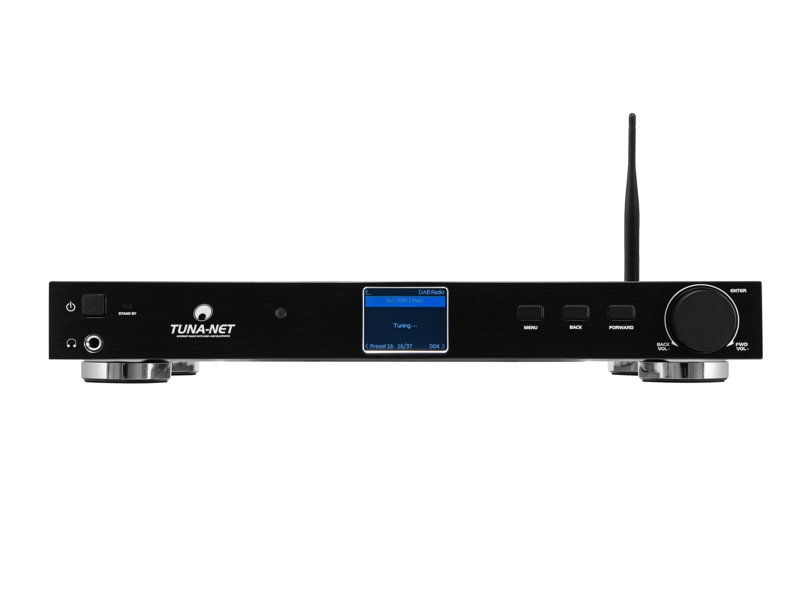 OMNITRONIC TUNA-NET 19" Internetradio mit DAB+ und Bluetooth