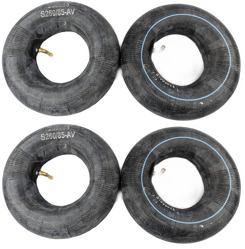 Bdt Schlauch f. Reifen 260x85 mm (3.00-4'') TR87, passend f. Kettcar, Tretfahrzeuge, Bollerwagen, Babycar, Sackkarre, 4er Set - VPE: 4