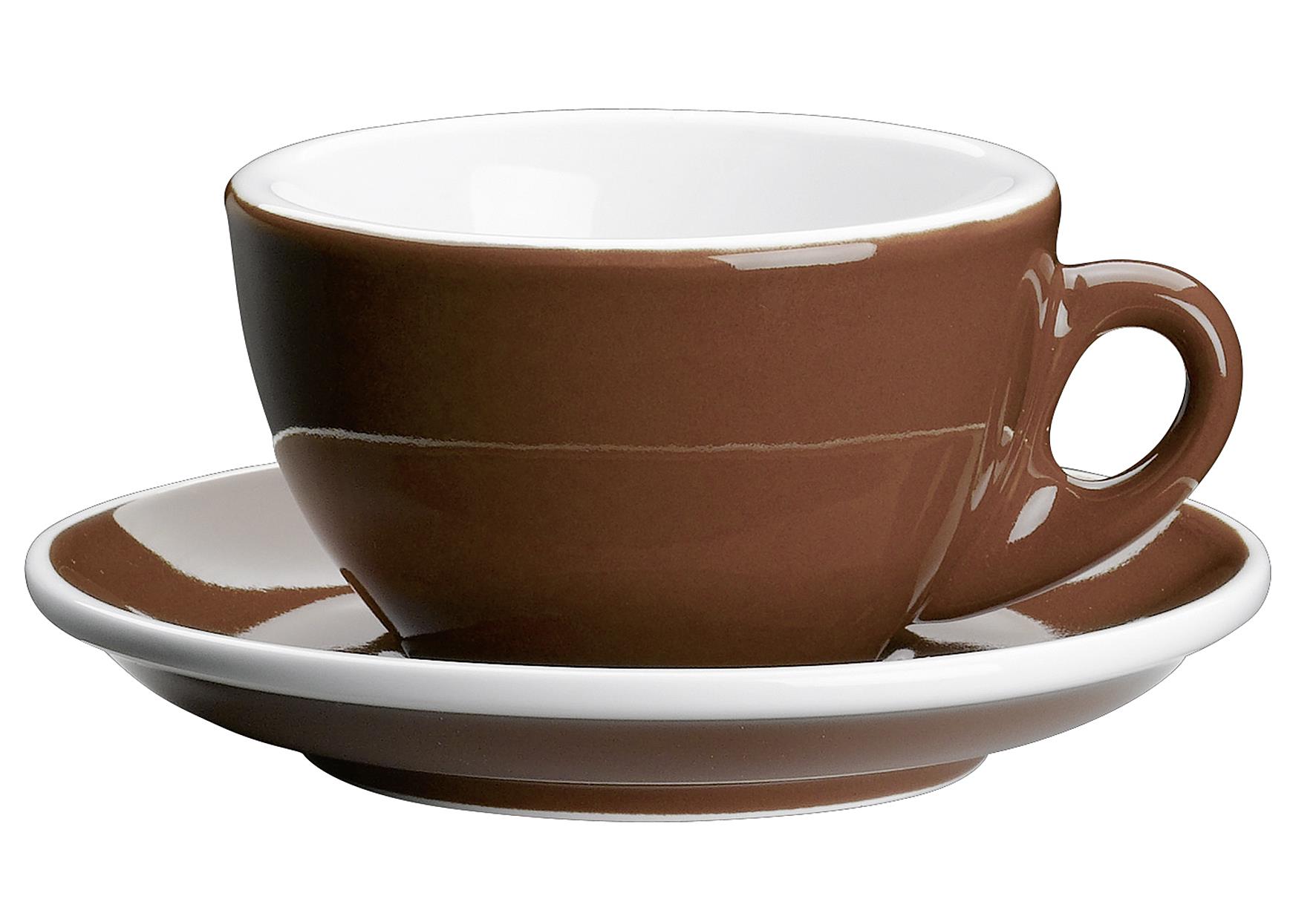 cilio tisch-accessoires Cappuccinotasse 'Roma' mit Untertasse - VPE: 6