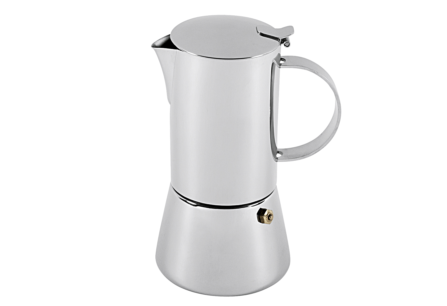cilio tisch-accessoires Espressokocher Aida 6 Tassen Edelstahl poliert 21cm Ø10,5cm