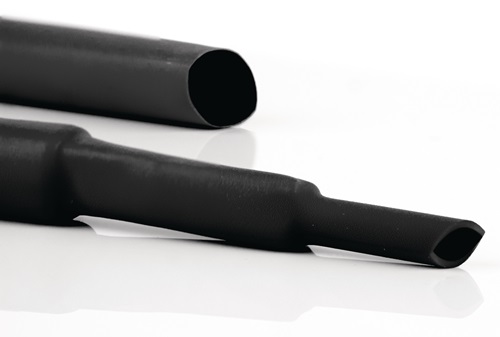 Schrumpfschlauch H-5(3X)-F f.ID 4,80mm Schrumpfrate 4,8/1,5 L.1,22m schwarz - VPE: 50