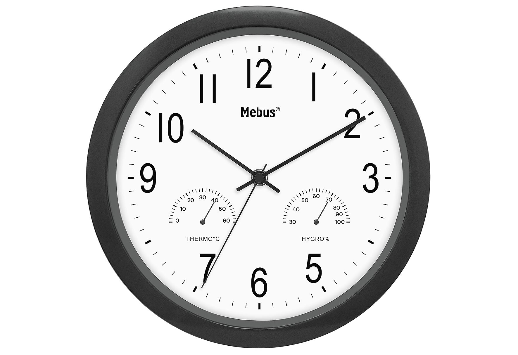 MEBUS Quarz-Wanduhr