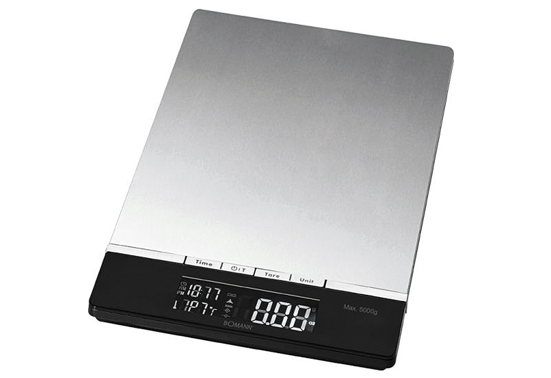 BOMANN Küchenwaage KW 1421 CB inkl. 3 x AAA R03 Batterien