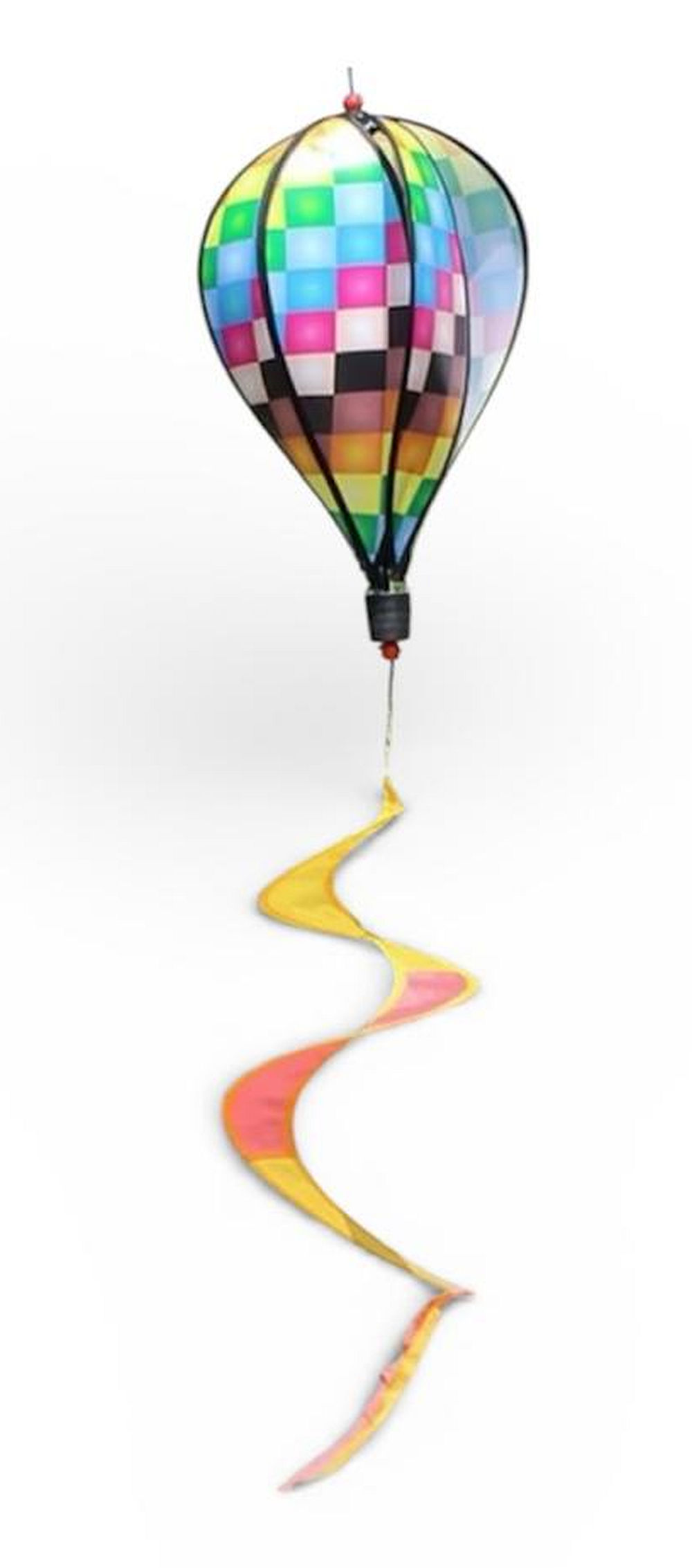 Bdt Rainbow- Ballon- Windspiel mit Spiralschweif ''Design3'', ⌀ 28cm, 110cm Länge Kopie