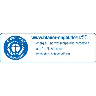 Falken Einhakhefter 80000839 DIN A4 ganzer Deckel kaufm. Heftung bl