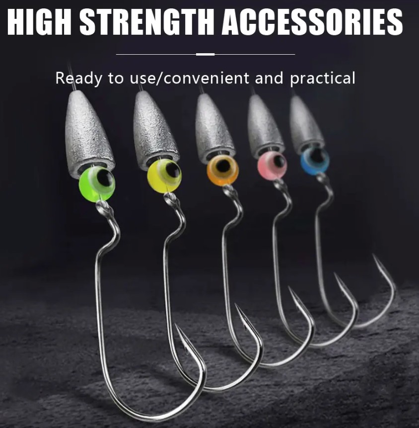 Bdt- FISHING GROUP 75tlg. Angelköder Set ''Texas Rig''  für Barsch / Zander / Forelle