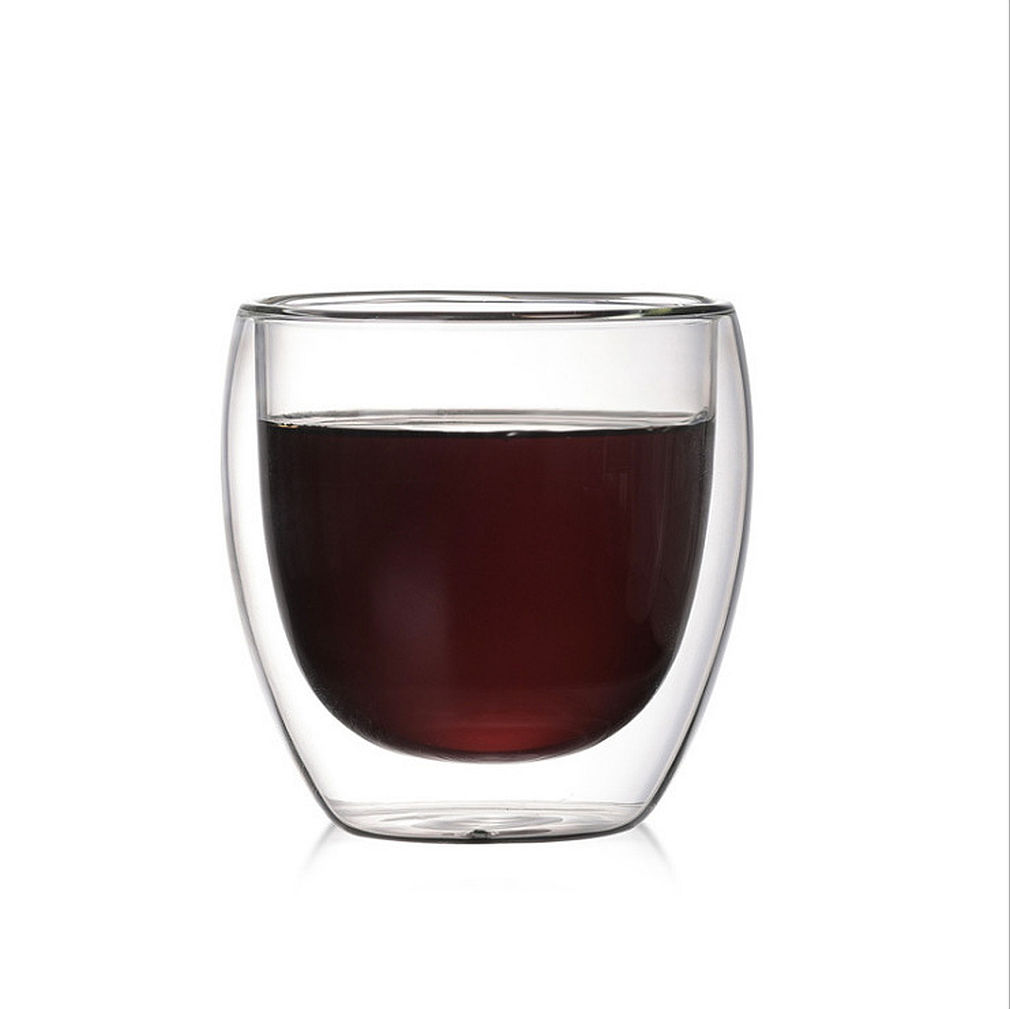 Bdt Doppelwandiges Thermoglas, Glas, Borosilikatglas, 80 ml, spülmaschinengeeignet