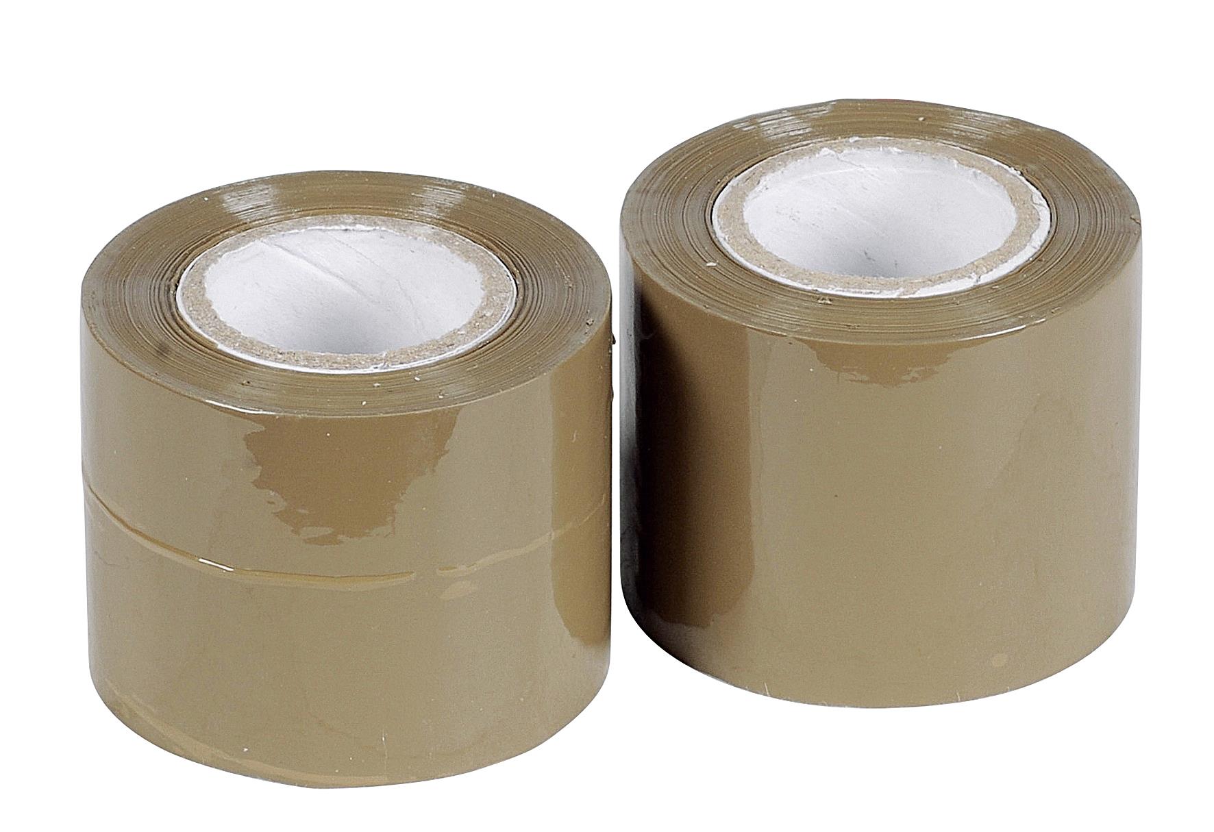 2 Roll.Packband 25mx38mm br., 5 Pack = 10 Stück