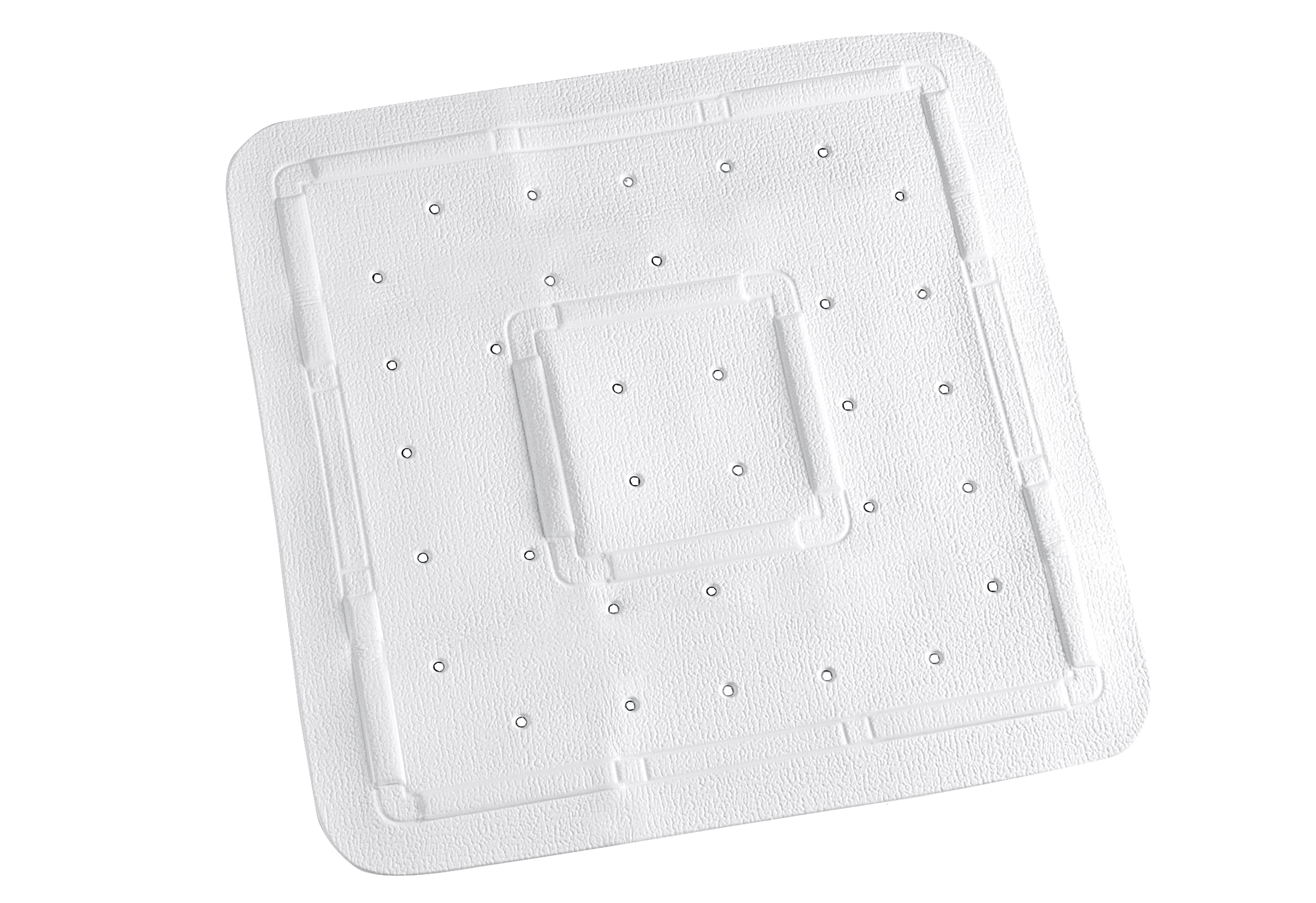 WENKO Duscheinlage 55x55cm weiß