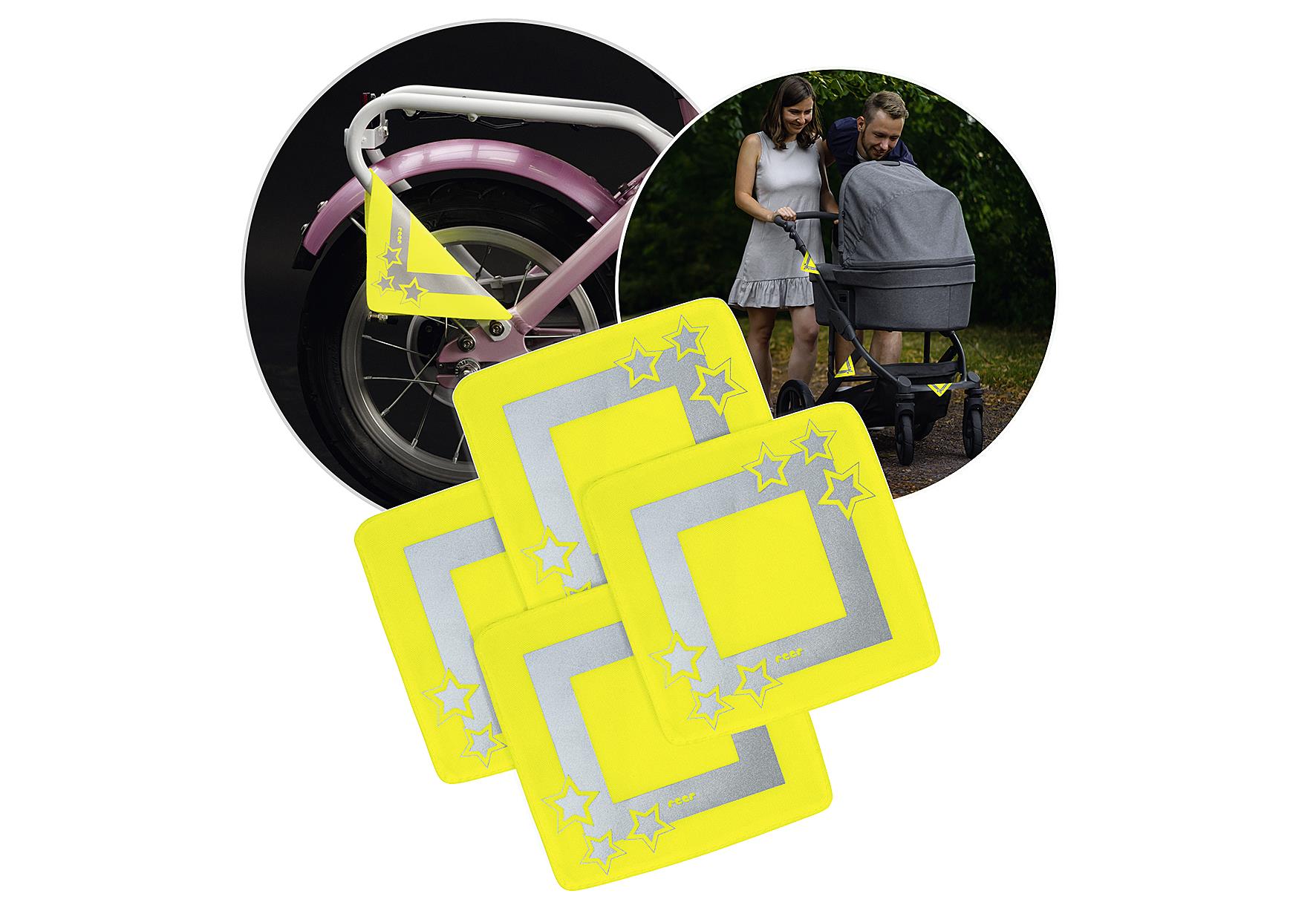 reer Reflektor'LightReflex' 4er Set 4 Stück