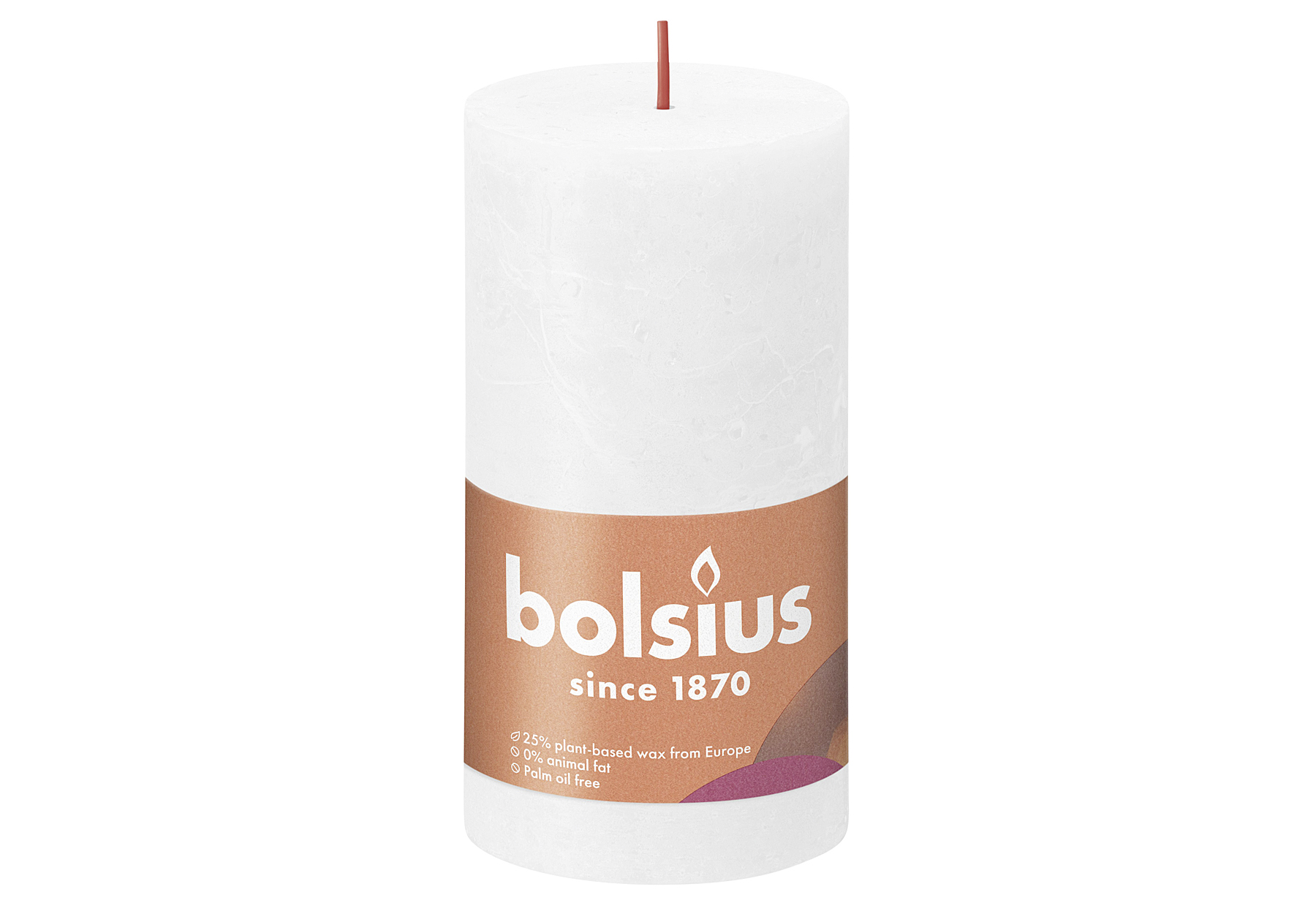 BOLSIUS Stumpenkerze 'Rustiko Shine' - VPE: 4