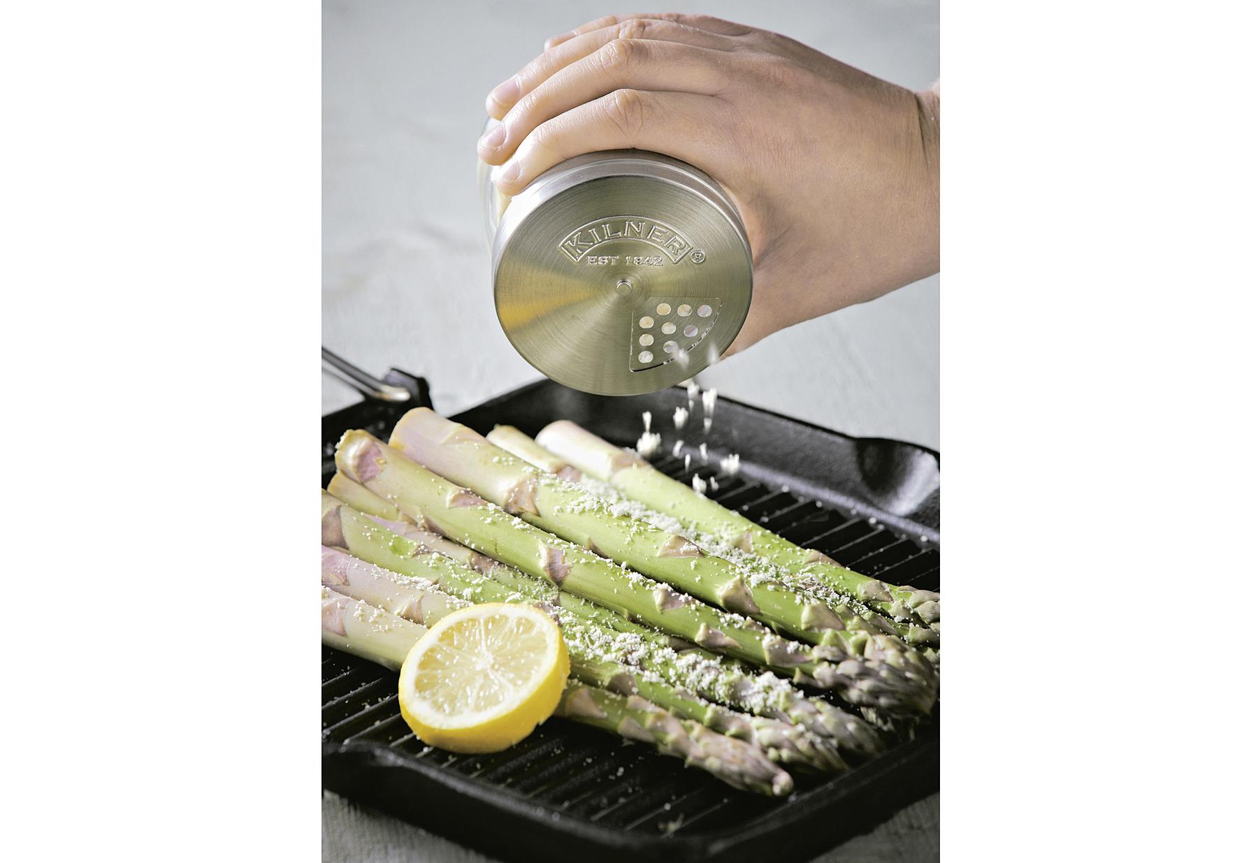 KILNER Aufbewahrungsglas mit Streuer 1 Glas, 1 Streudeckel