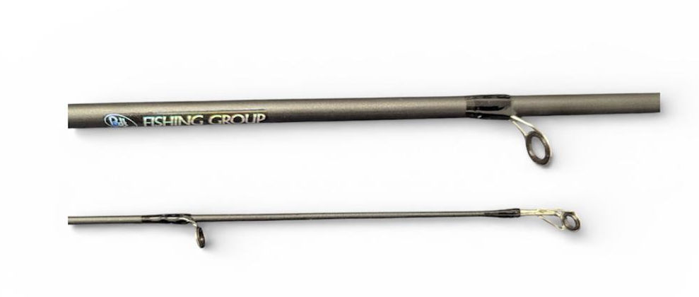 Bdt- FISHING GROUP 116g leichte Spinnrute WG:5-25g, Länge 2,10m, türkis/ schwarz