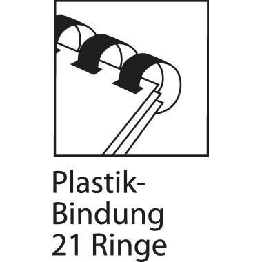 GBC Spiralbindegerät MultiBind 230 4400423 450Blatt schwarz/anthrazit