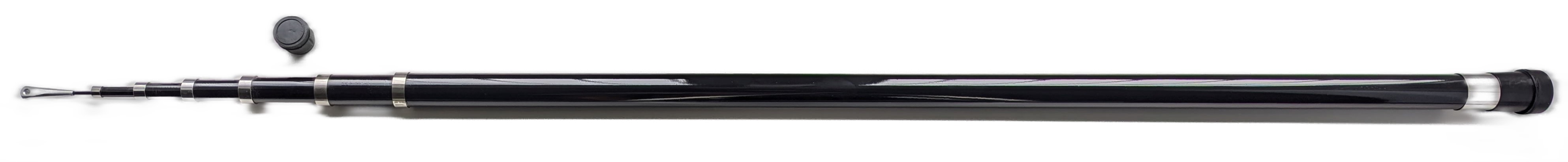 Bdt verstärkter 7m Drachenstab + Drachen *Doppeldecker* inkl. 100m Leine, 130x85cm mit 15m Schweif