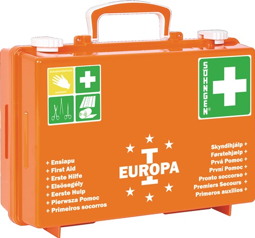 Erste Hilfe Koffer EUROPA I B310xH210xT130ca.mm orange SÖHNGEN