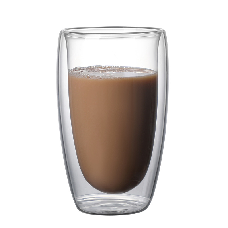 Bdt Doppelwandiges Thermoglas, Glas, Borosilikatglas, 450 ml, spülmaschinengeeignet