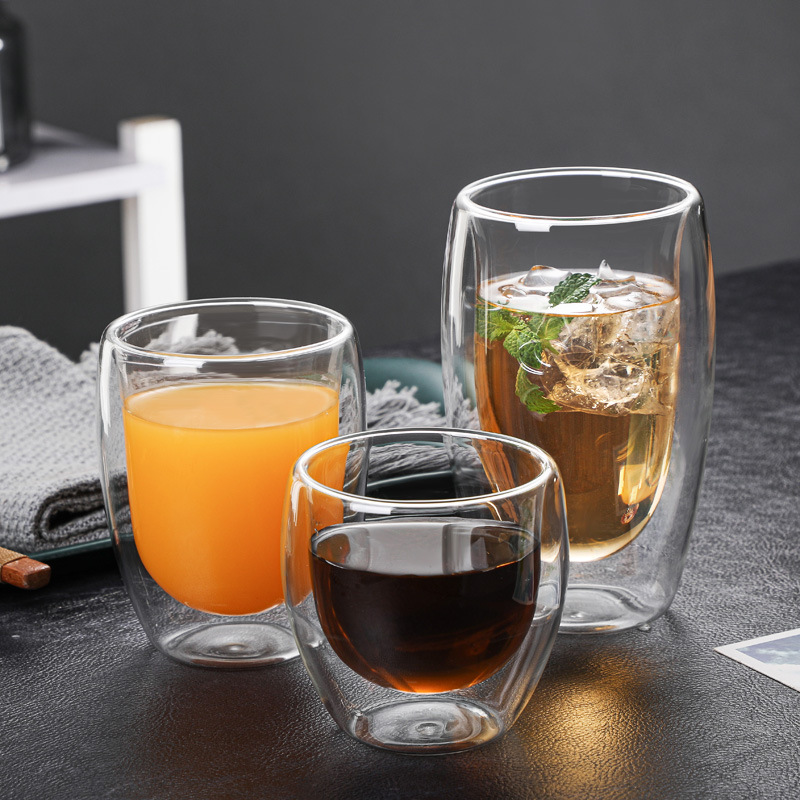 Bdt Doppelwandiges Thermoglas, Glas, Borosilikatglas, 150 ml, spülmaschinengeeignet