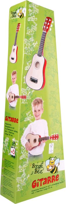 BGB Holzgitarre mit 6 Saiten, 55cm