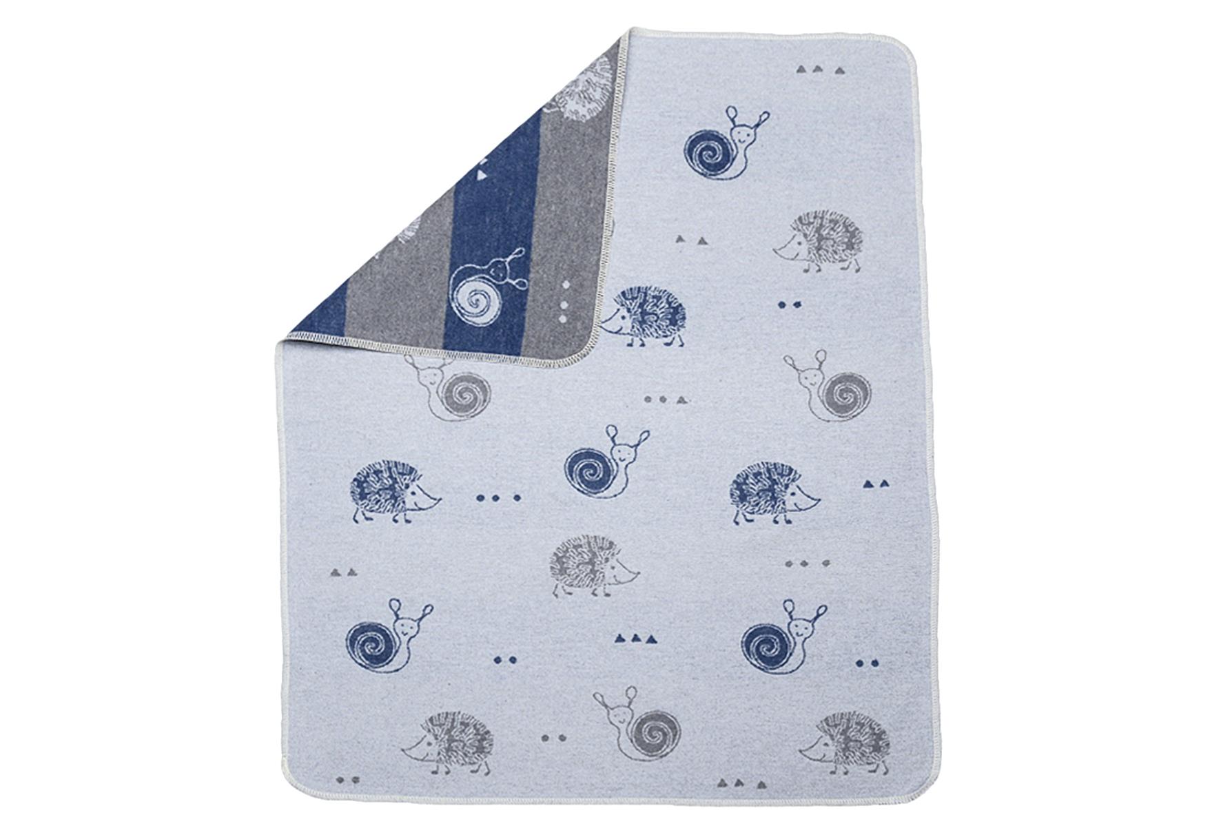 FUSSENEGGER Babydecke 'Schnecke & Igel'